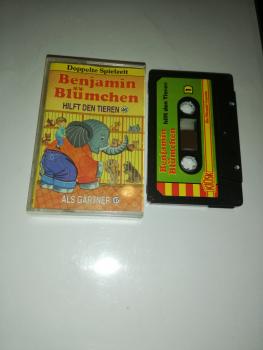 Benjamin Blümchen Club Edition 4-fach Schwarz geschraubt hilft den Tieren/als Gärtner Schwarz mit Grünen Cover 19 717 8